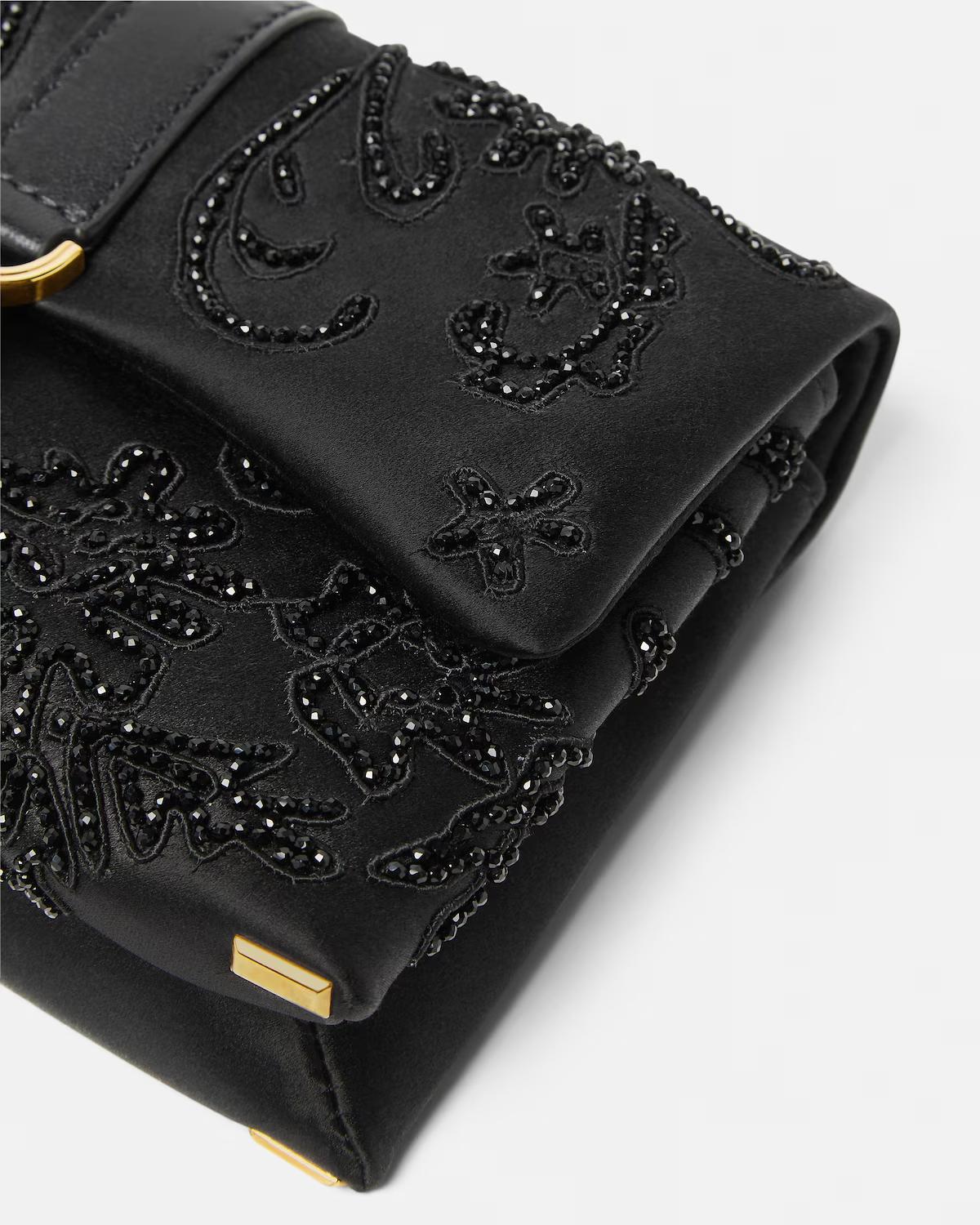 Kleio Embroidered Satin Mini Bag - Image 5