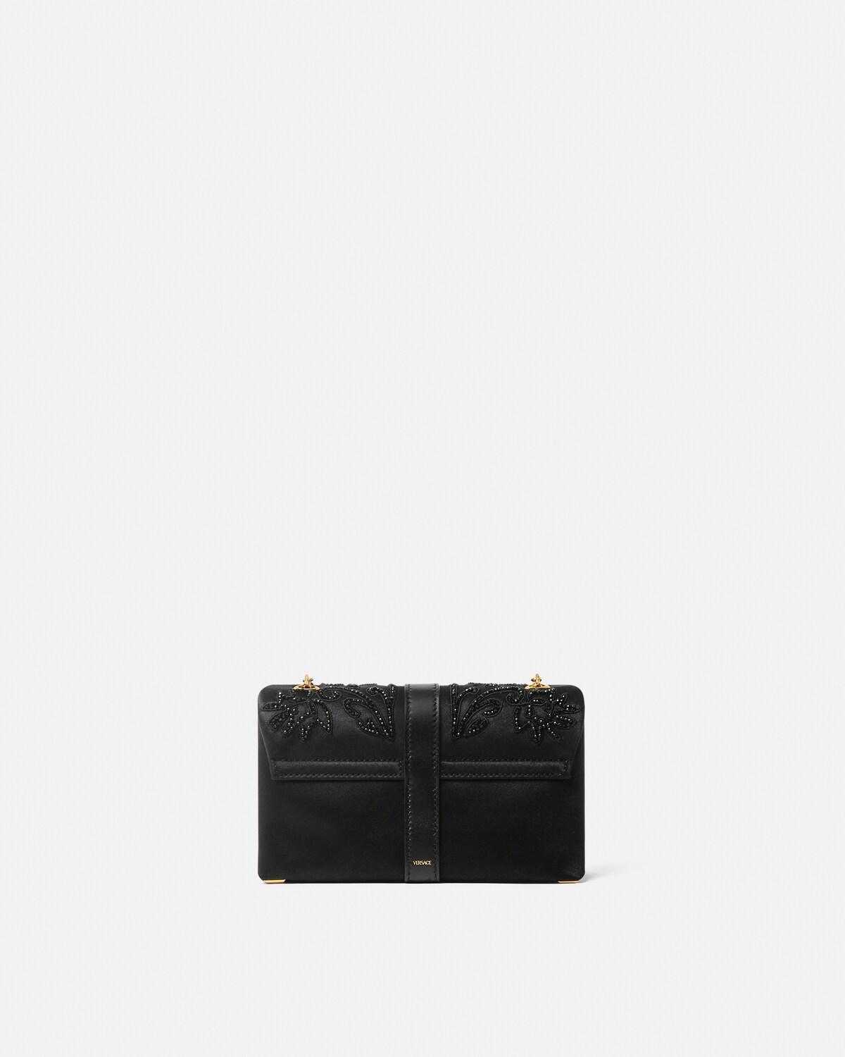 Kleio Embroidered Satin Mini Bag - Image 6