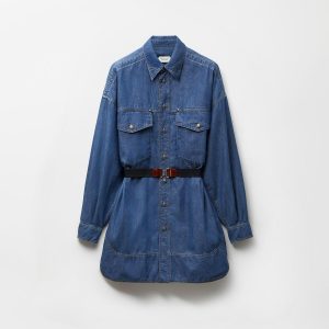 Chambray Denim Mini Dress