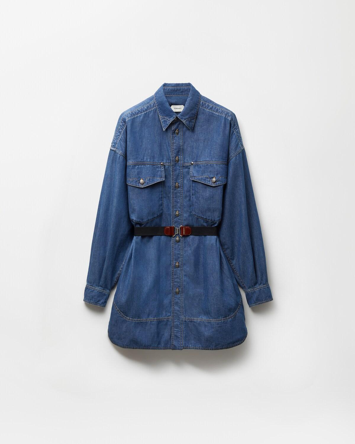 Chambray Denim Mini Dress