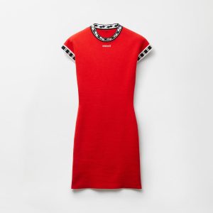 Cotton Knit Mini Dress