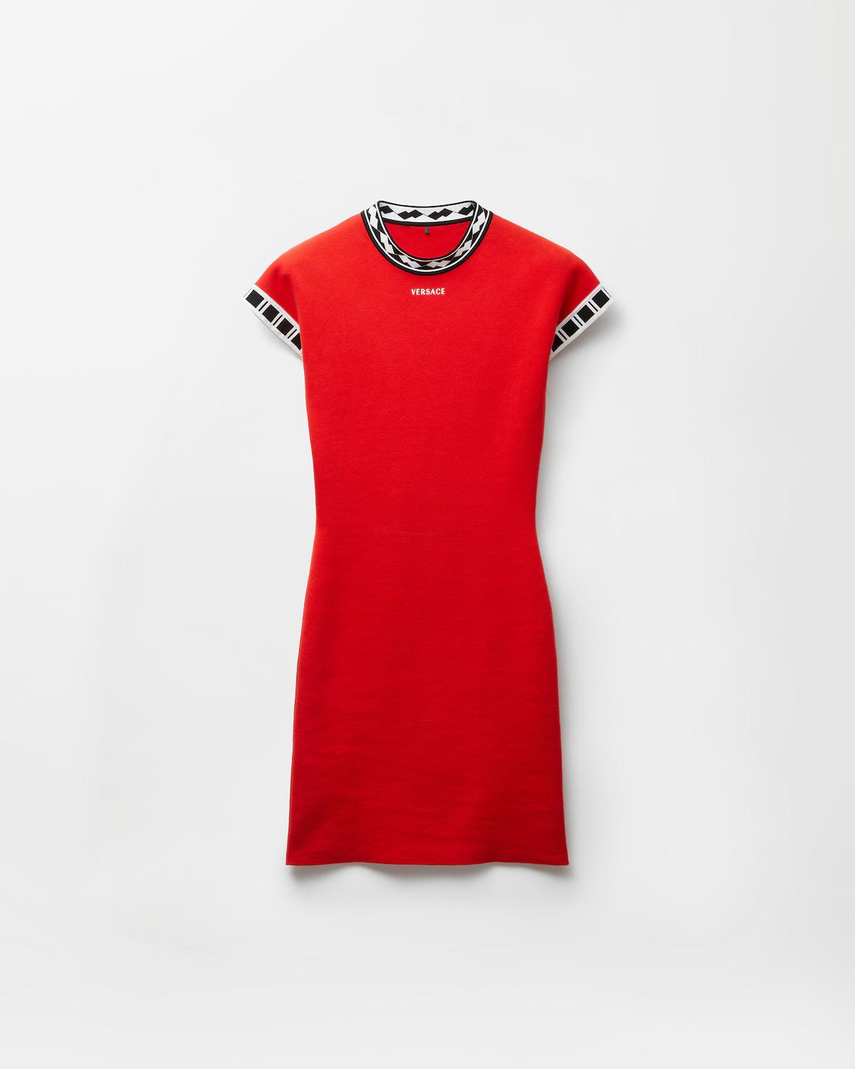 Cotton Knit Mini Dress