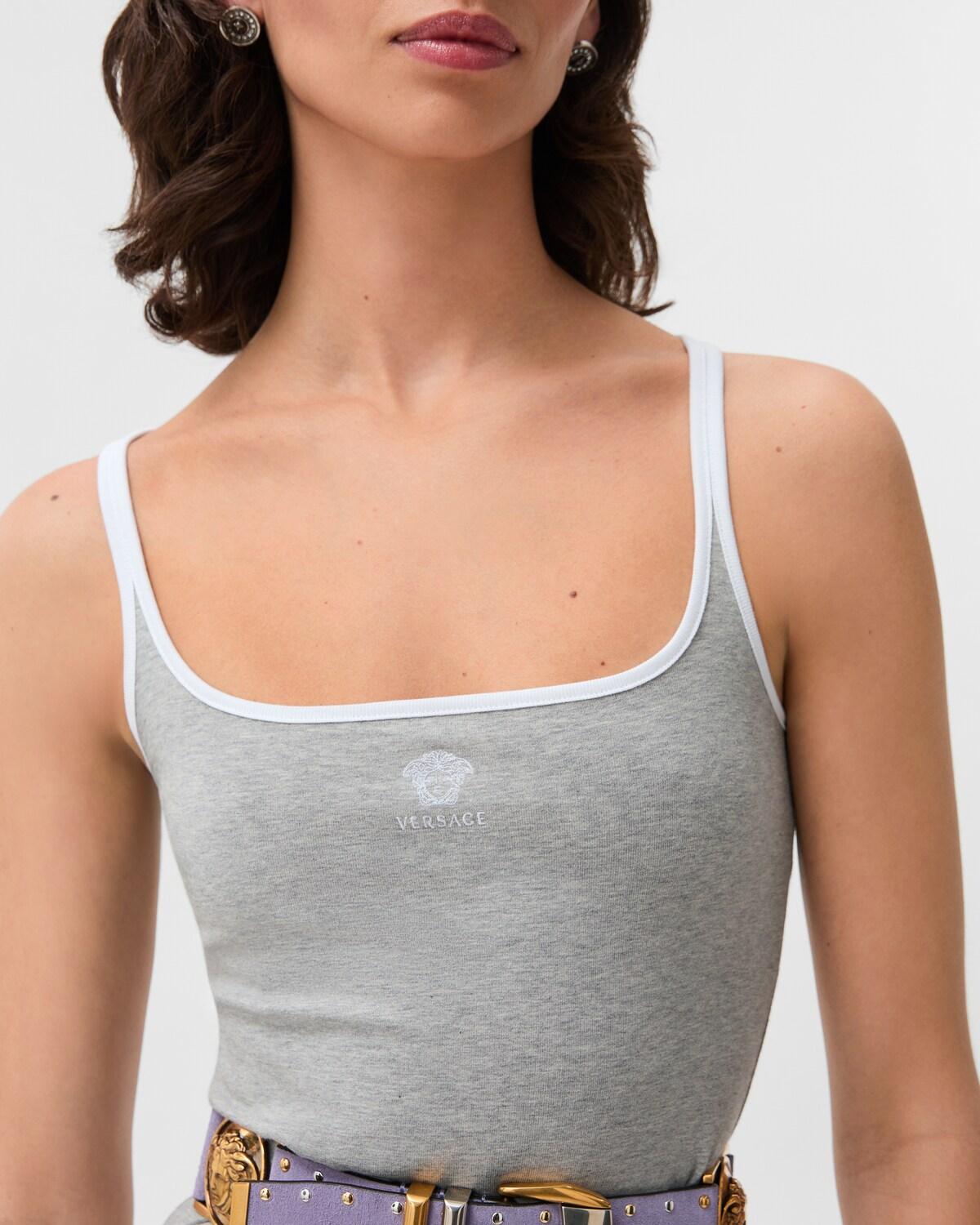 Embroidered Logo Stretch-Cotton Jersey Midi Dress - Image 5