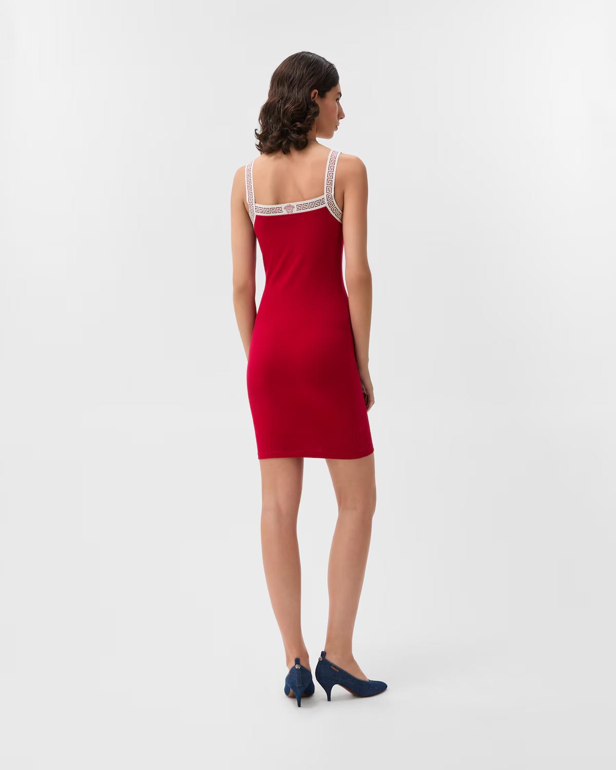 Jacquard Stretch Cotton-Jersey Mini Dress - Image 3