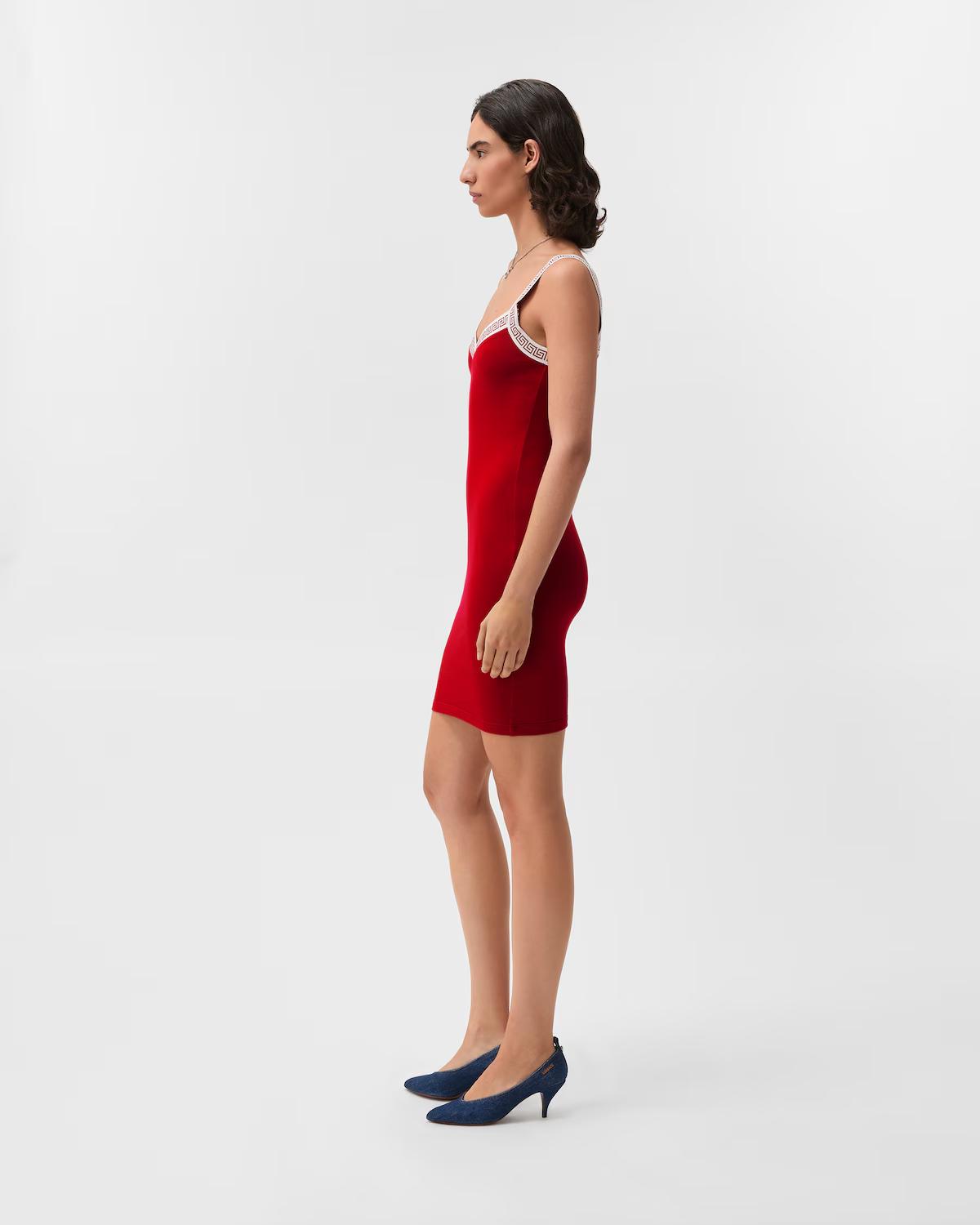 Jacquard Stretch Cotton-Jersey Mini Dress - Image 4
