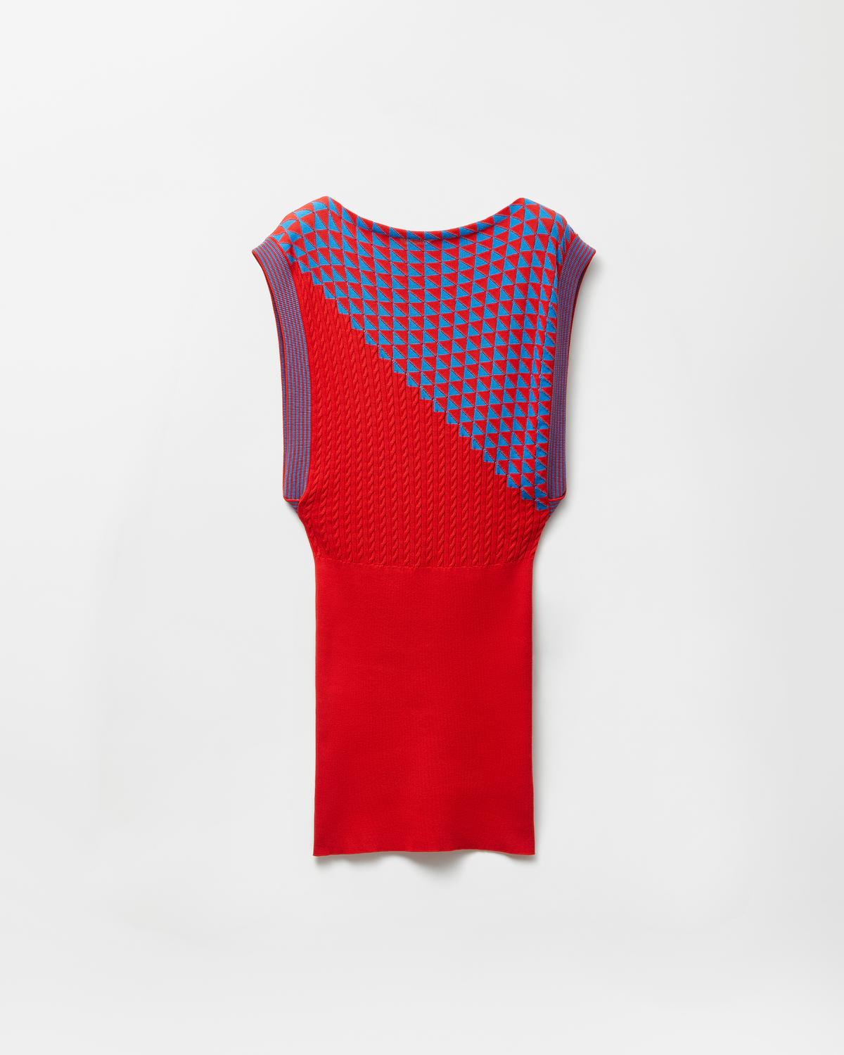 Cotton Knit Mini Dress