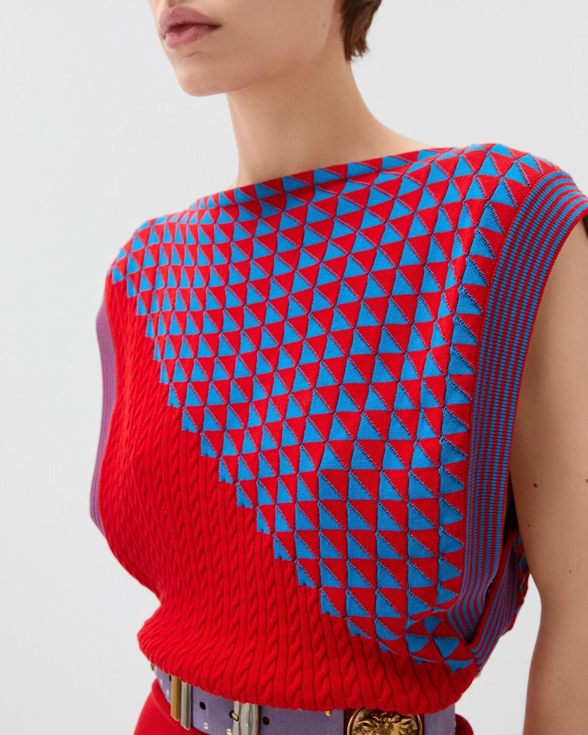 Cotton Knit Mini Dress - Image 4