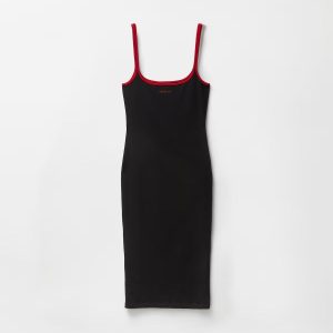 Embroidered Stretch Cotton-Jersey Midi Dress