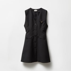 Wool-Mohair Mini Dress