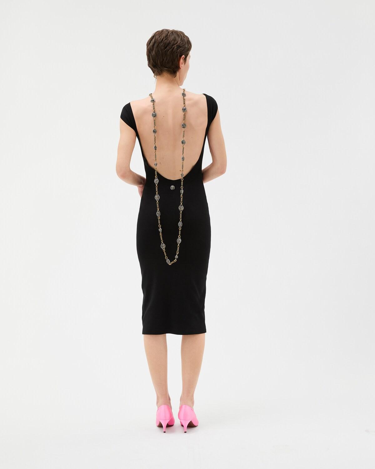 Cotton Ribbed Knit Midi Dress - Image 2