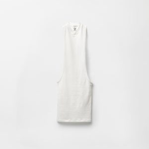 Embroidered Stretch Cotton-Jersey Tank Mini Dress