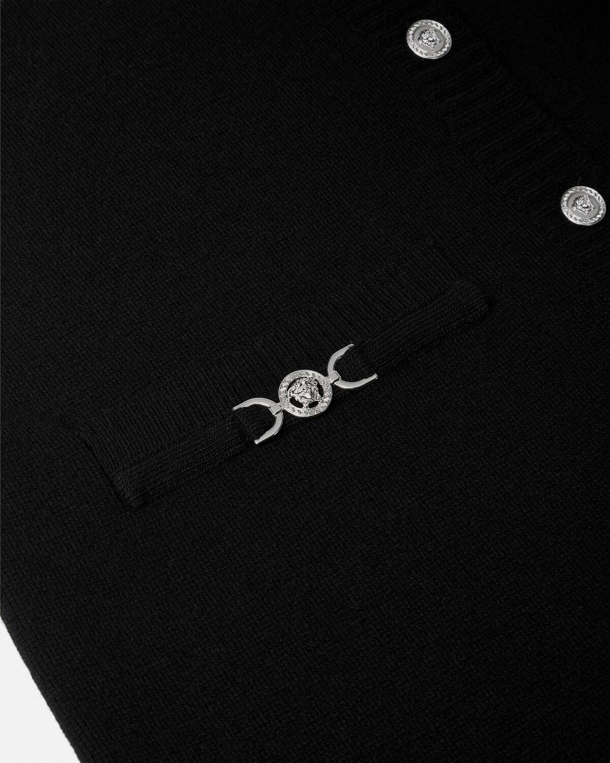 Wool-Cashmere Knit Shirt Dress - Image 4