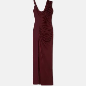 Viscose Liquid Jersey Draped Gown