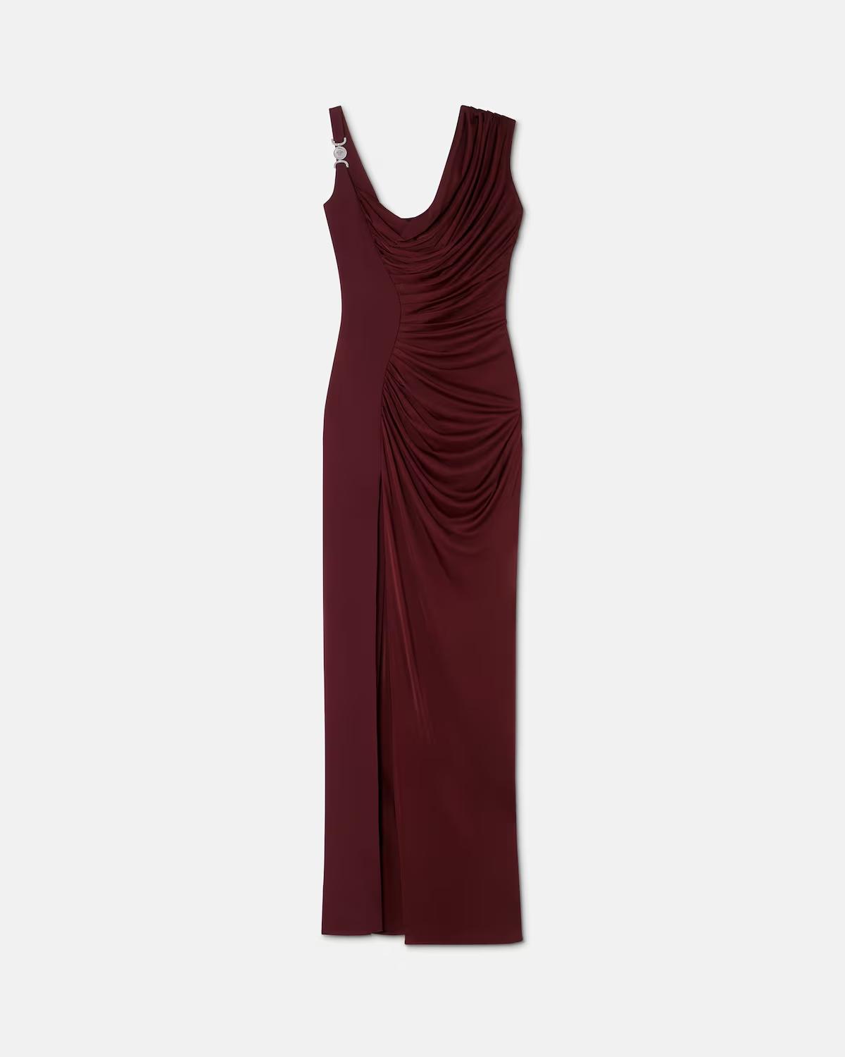 Viscose Liquid Jersey Draped Gown