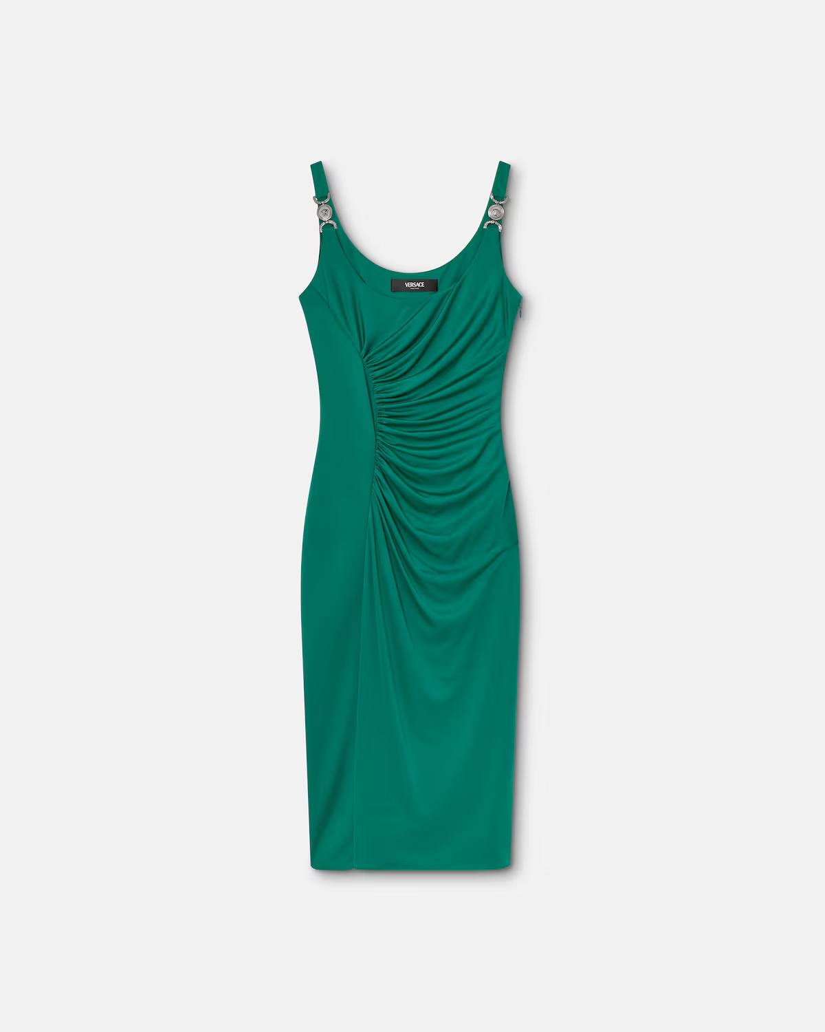 Viscose-Jersey Midi Dress