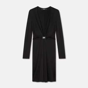 Viscose-Jersey Midi Dress