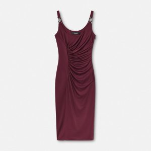 Viscose-Jersey Midi Dress