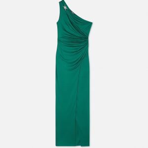 Viscose-Jersey Draped Gown