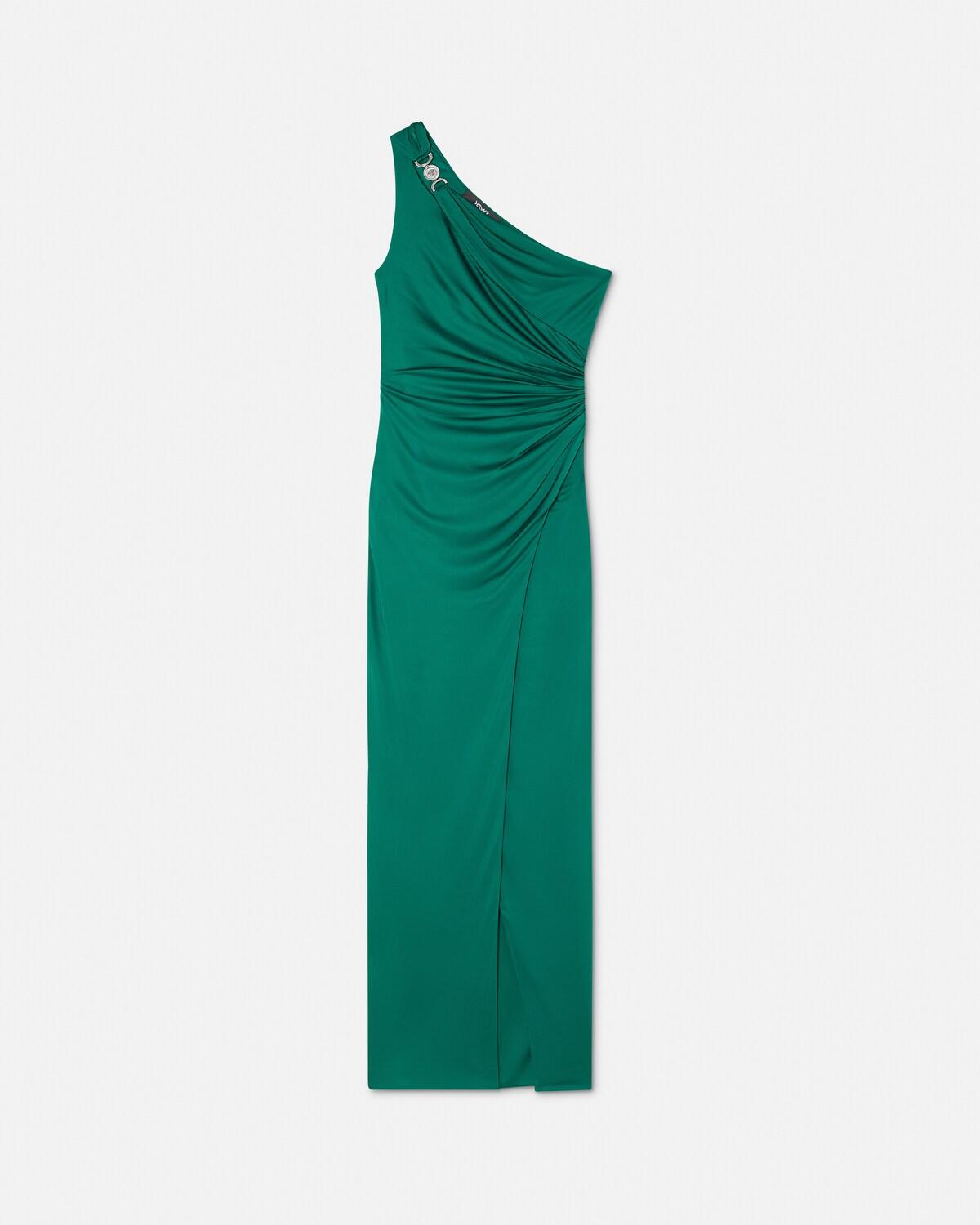 Viscose-Jersey Draped Gown