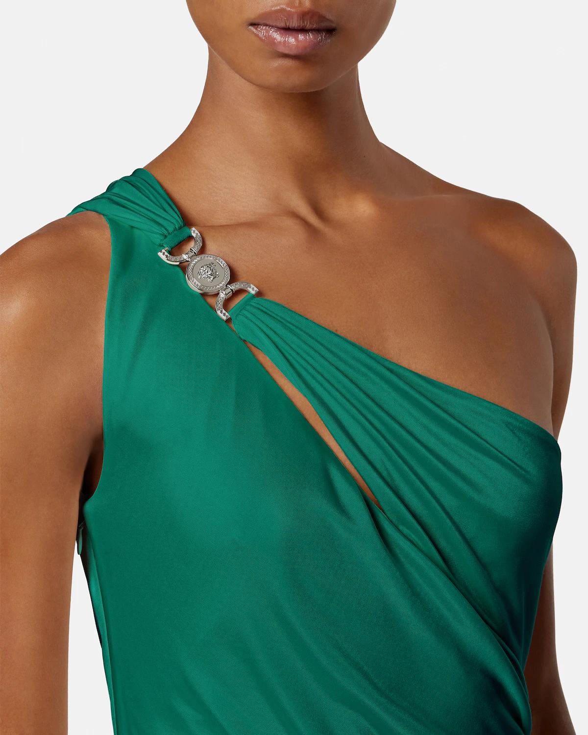 Viscose-Jersey Draped Gown - Image 3