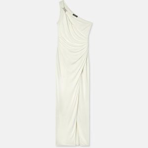 Viscose-Jersey Draped Gown