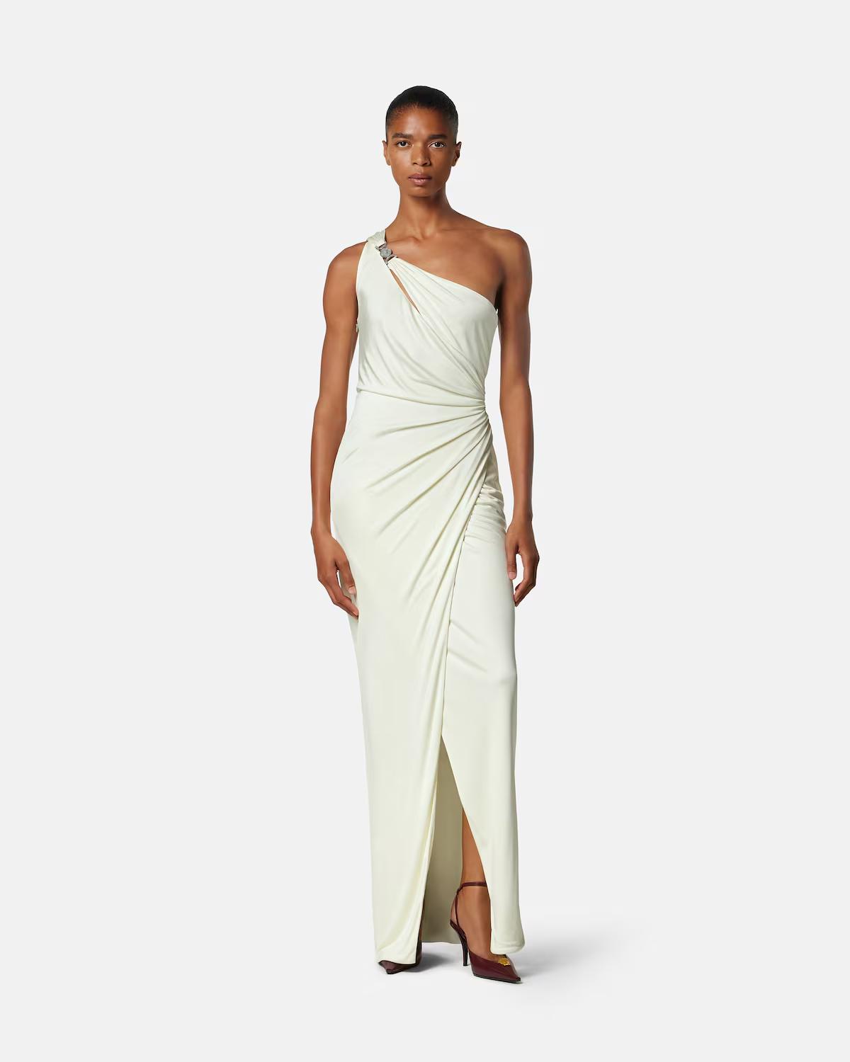 Viscose-Jersey Draped Gown - Image 2