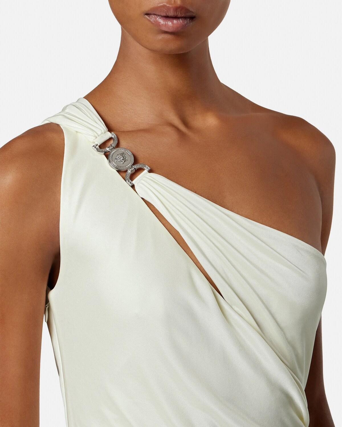 Viscose-Jersey Draped Gown - Image 3