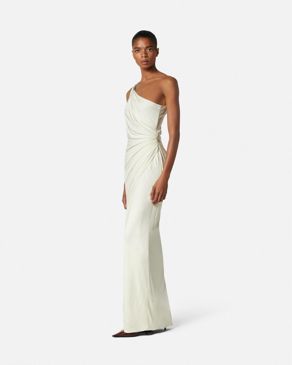 Viscose-Jersey Draped Gown - Image 4