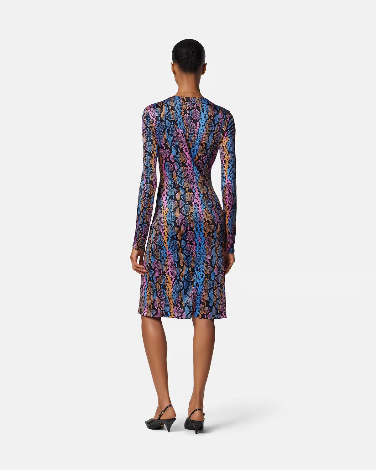 Printed Viscose-Jersey Midi Dress - Image 5