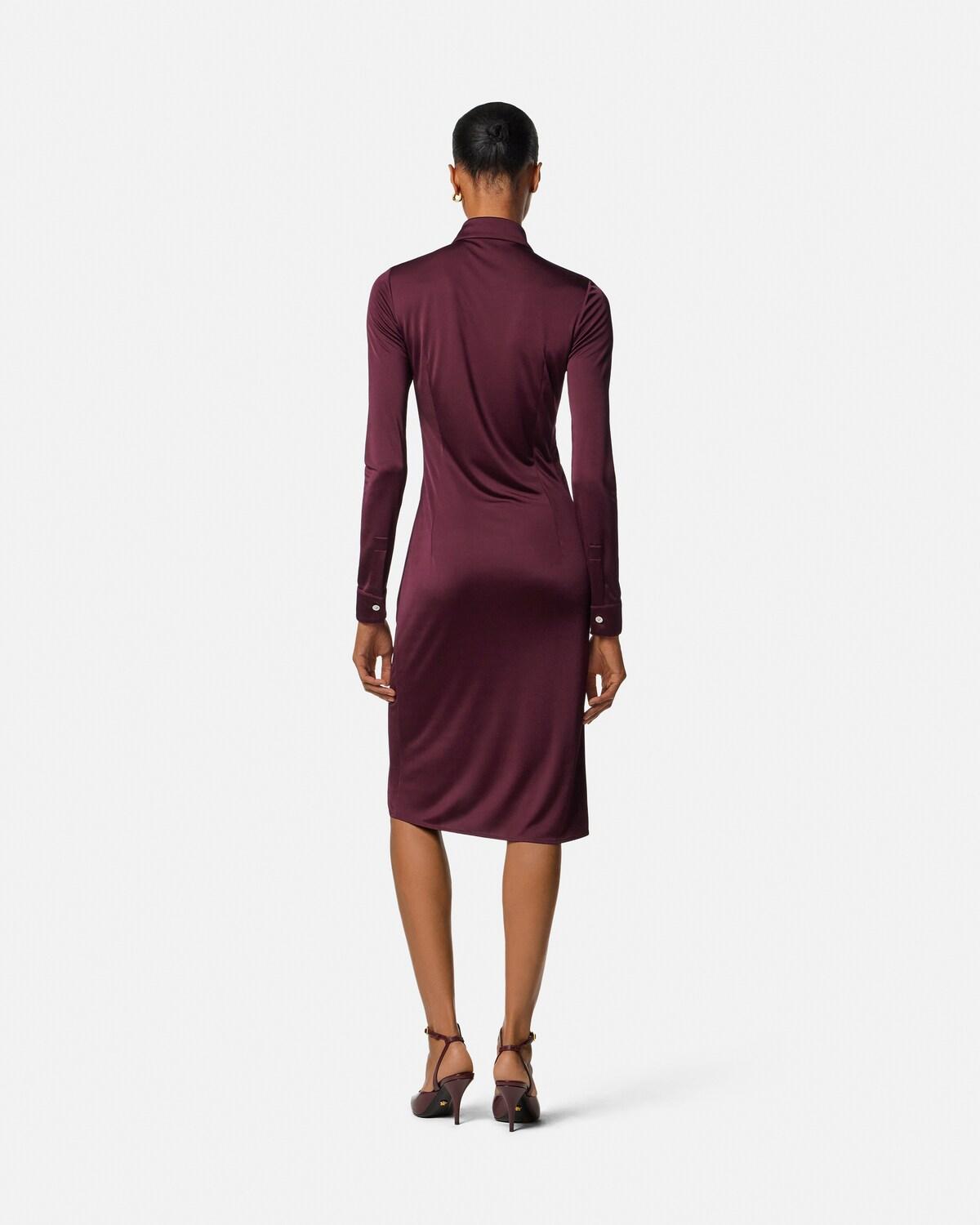 Viscose-Jersey Midi Shirt Dress - Image 5