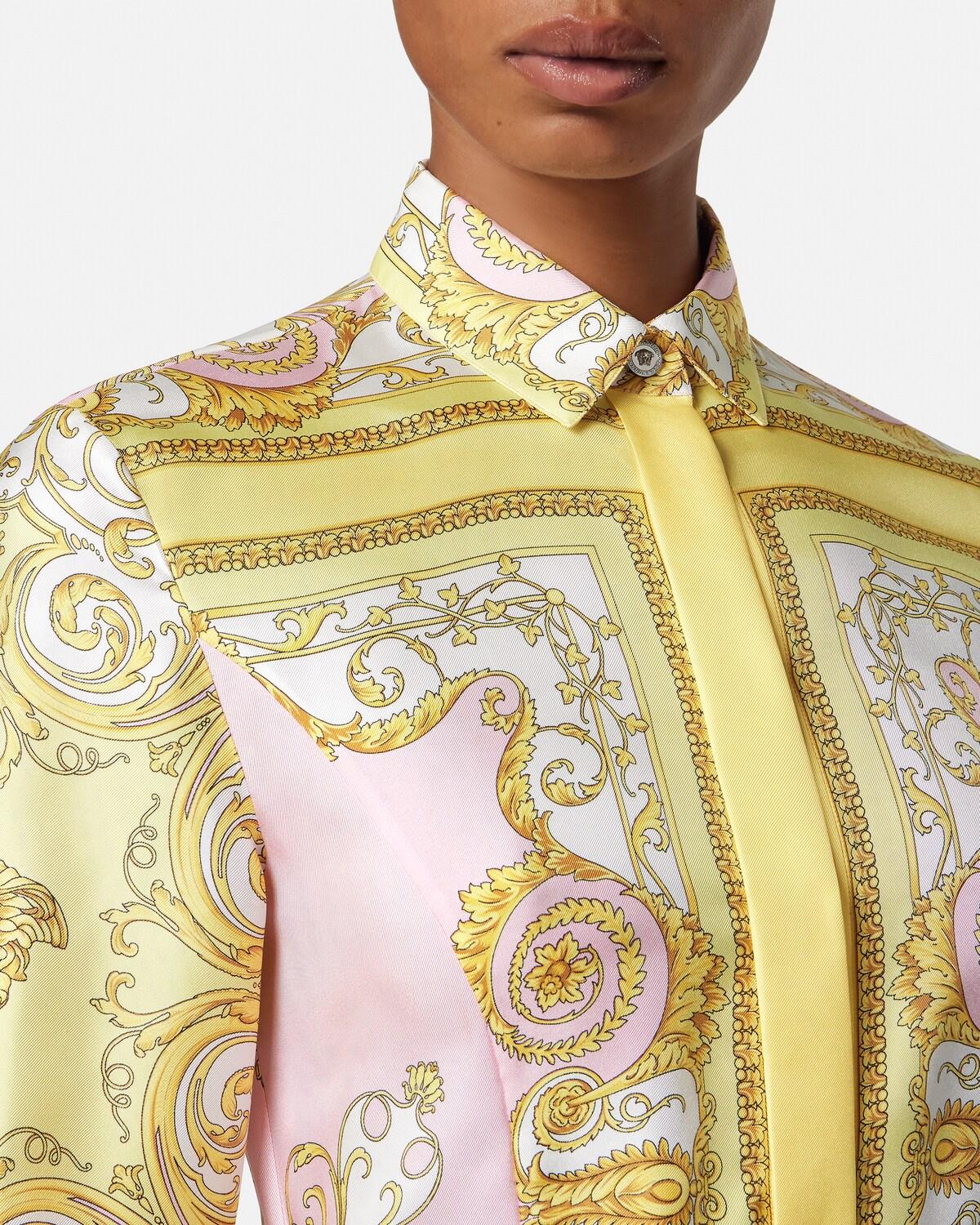 Printed Silk Twill Mini Shirt Dress - Image 3