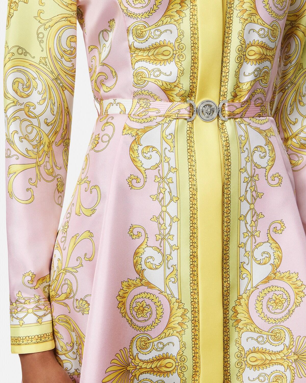 Printed Silk Twill Mini Shirt Dress - Image 6