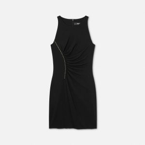 Stretch Cr??pe Jersey Mini Dress