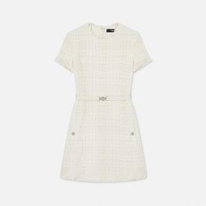 Tweed Cotton Mini Dress