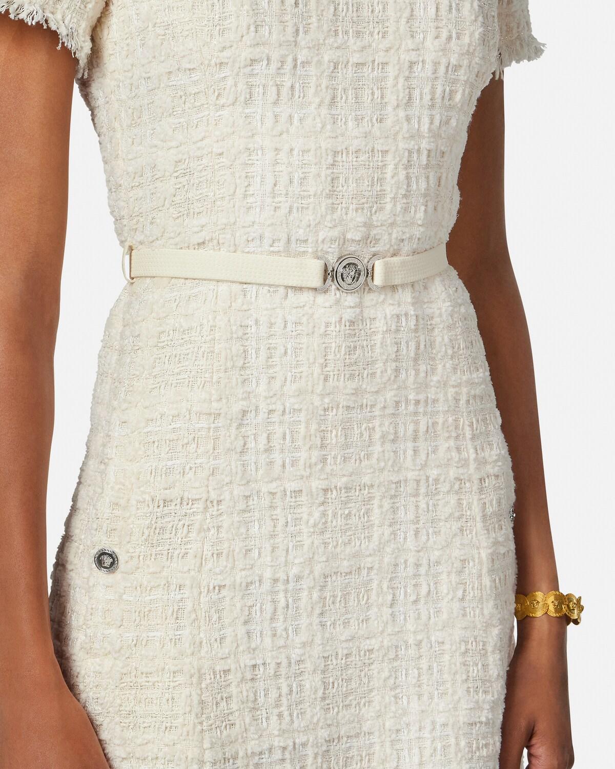 Tweed Cotton Mini Dress - Image 3