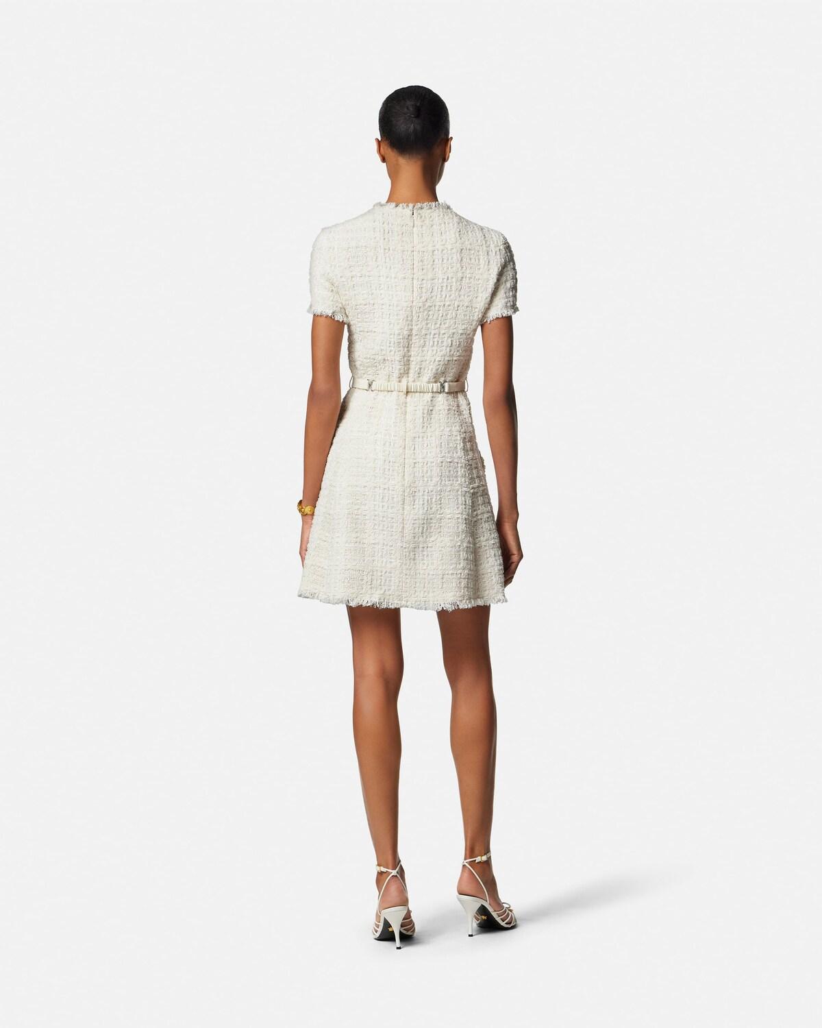 Tweed Cotton Mini Dress - Image 5