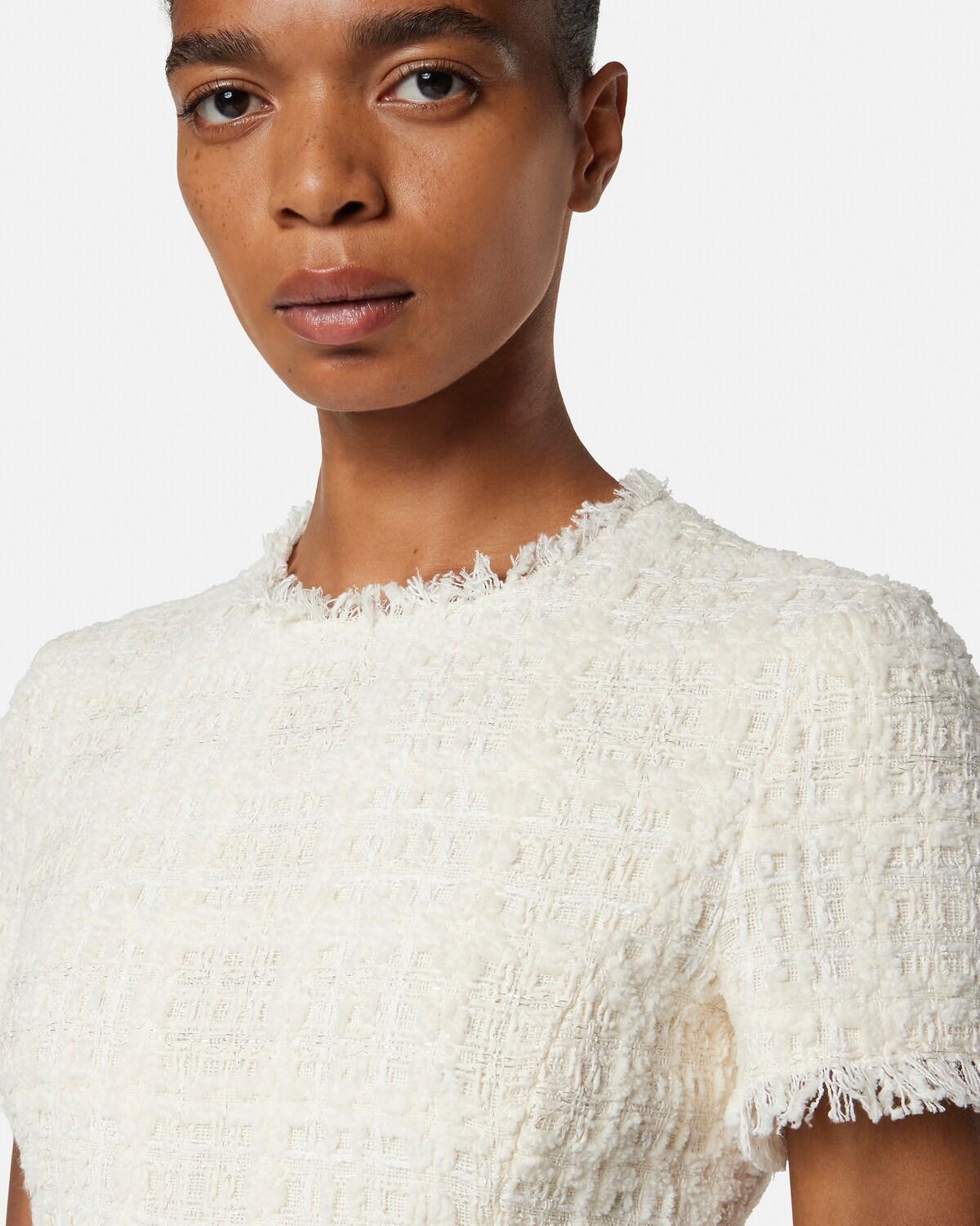 Tweed Cotton Mini Dress - Image 6