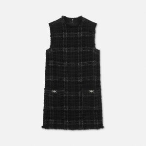 Tweed Cotton Mini Dress