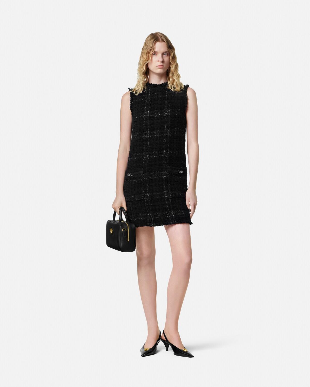 Tweed Cotton Mini Dress - Image 2