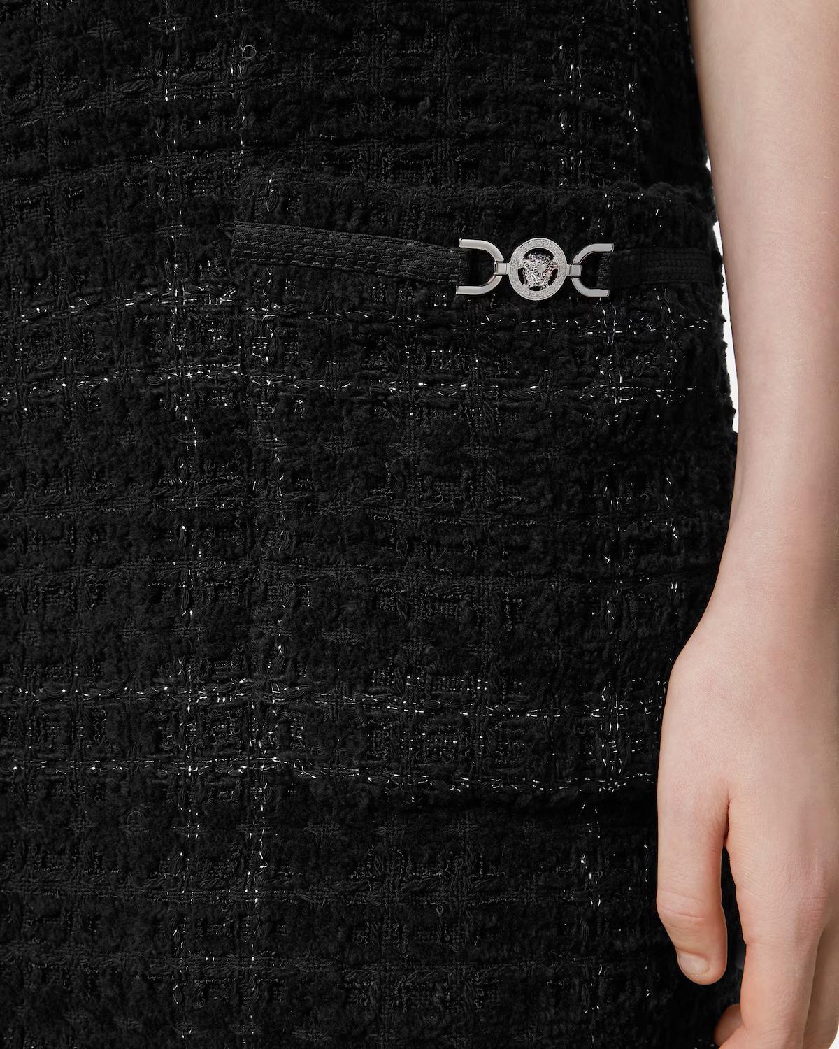Tweed Cotton Mini Dress - Image 3