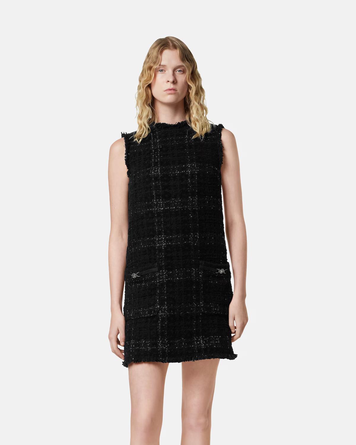 Tweed Cotton Mini Dress - Image 4