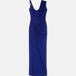 Viscose Liquid Jersey Draped Gown