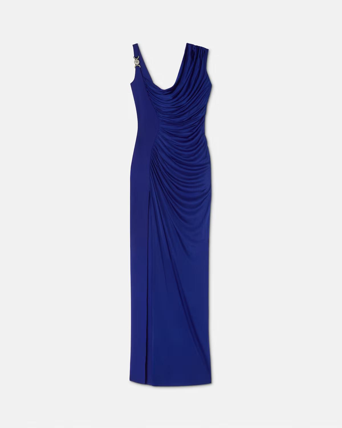Viscose Liquid Jersey Draped Gown