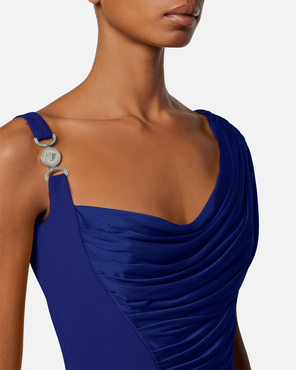 Viscose Liquid Jersey Draped Gown - Image 3