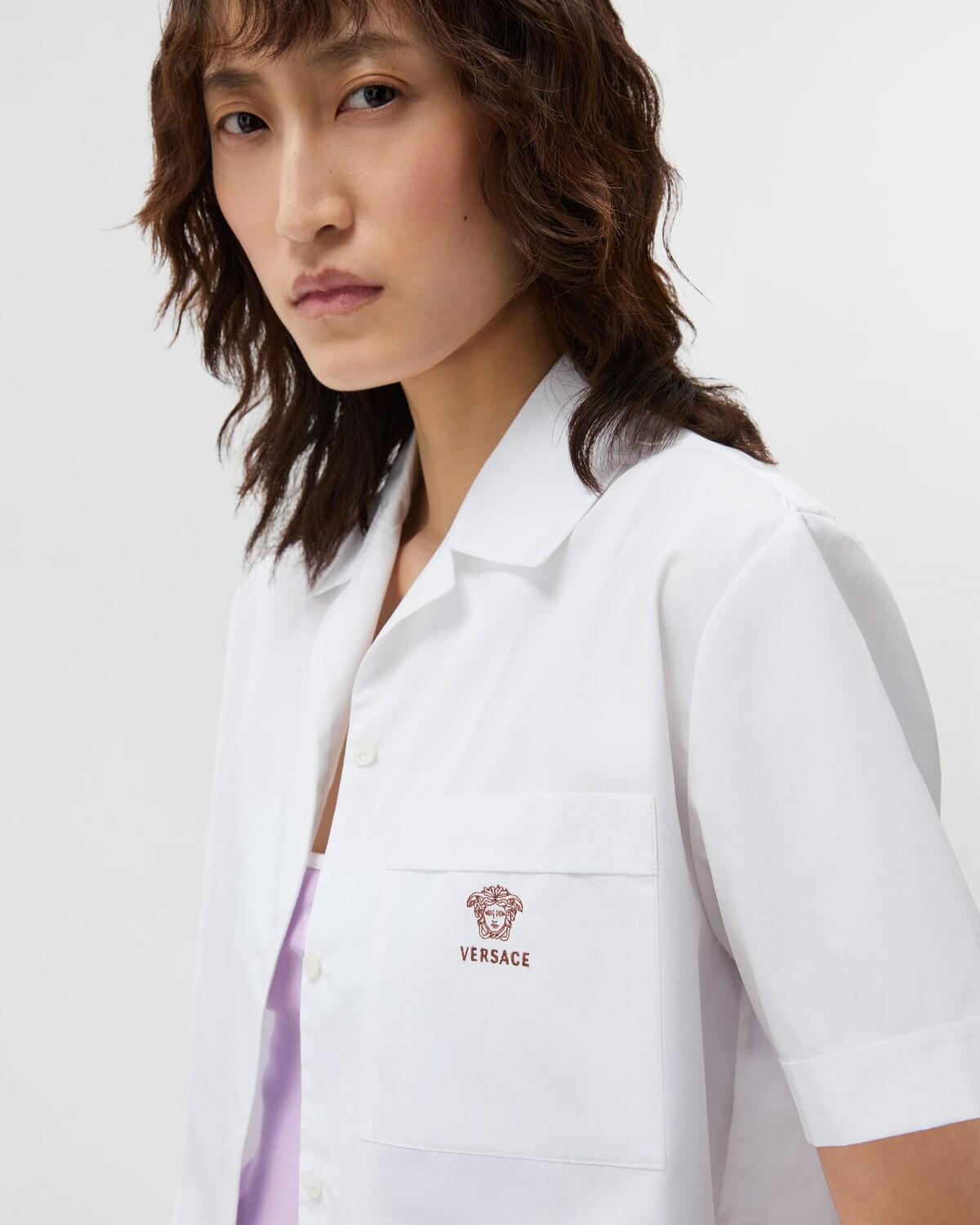 Cotton-Poplin Crop Shirt - Image 5
