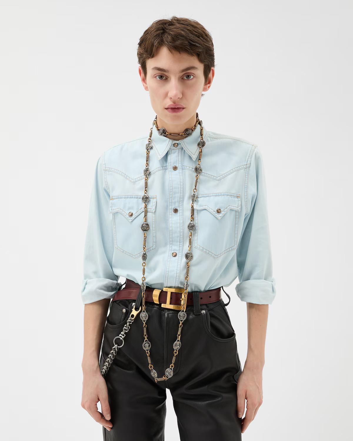 Denim Chambray Shirt - Image 2