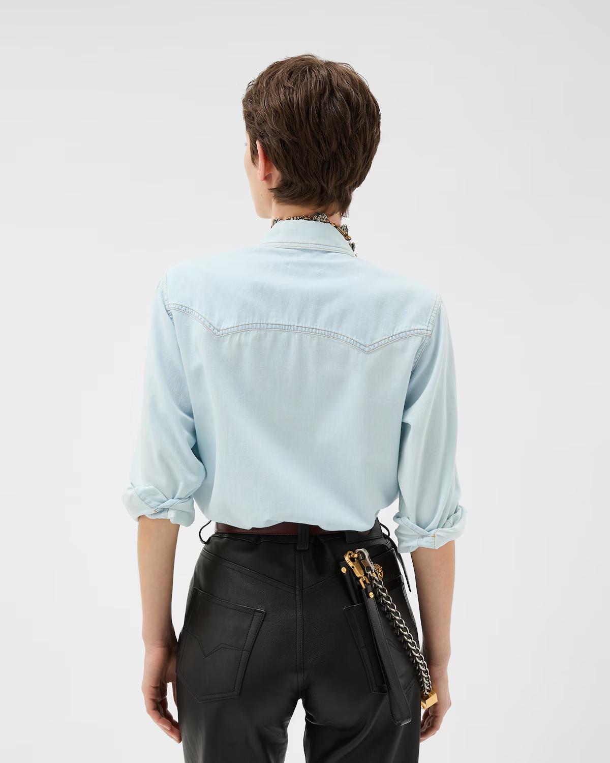 Denim Chambray Shirt - Image 3