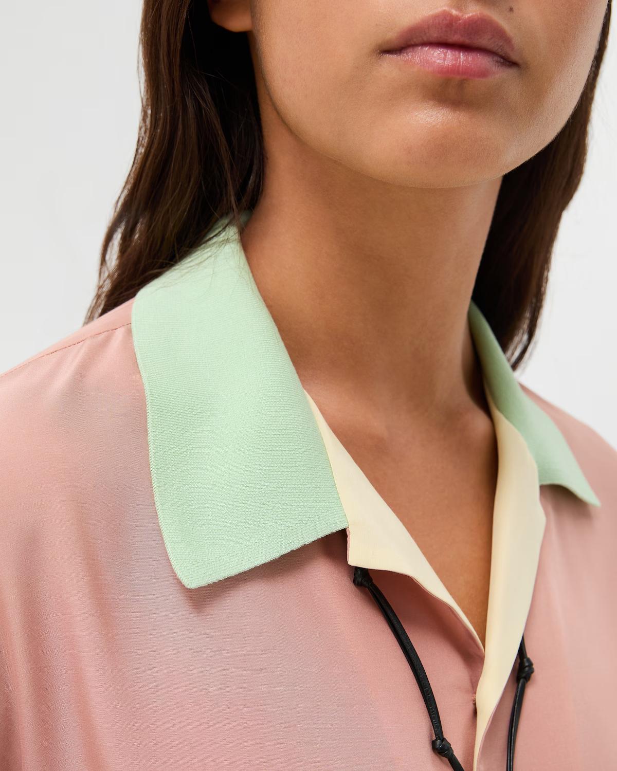 Silk-Poplin Crop Shirt - Image 5