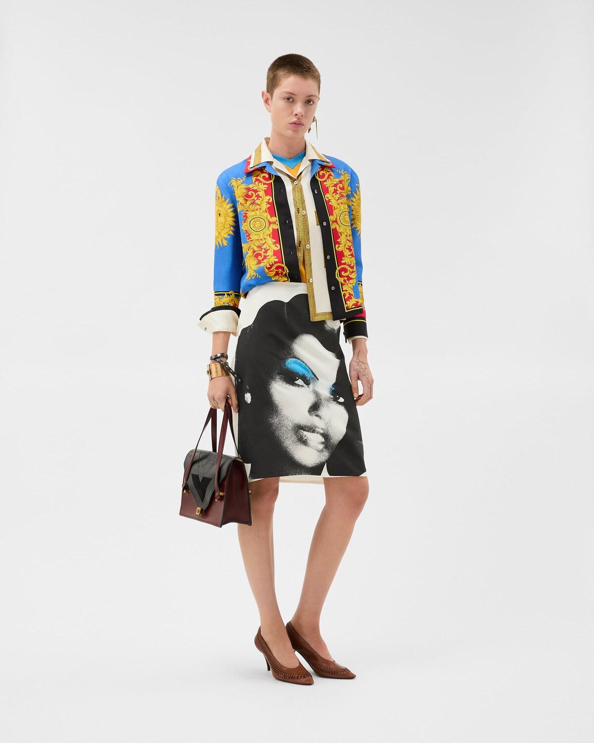 Printed Silk Twill Shirt - Image 5