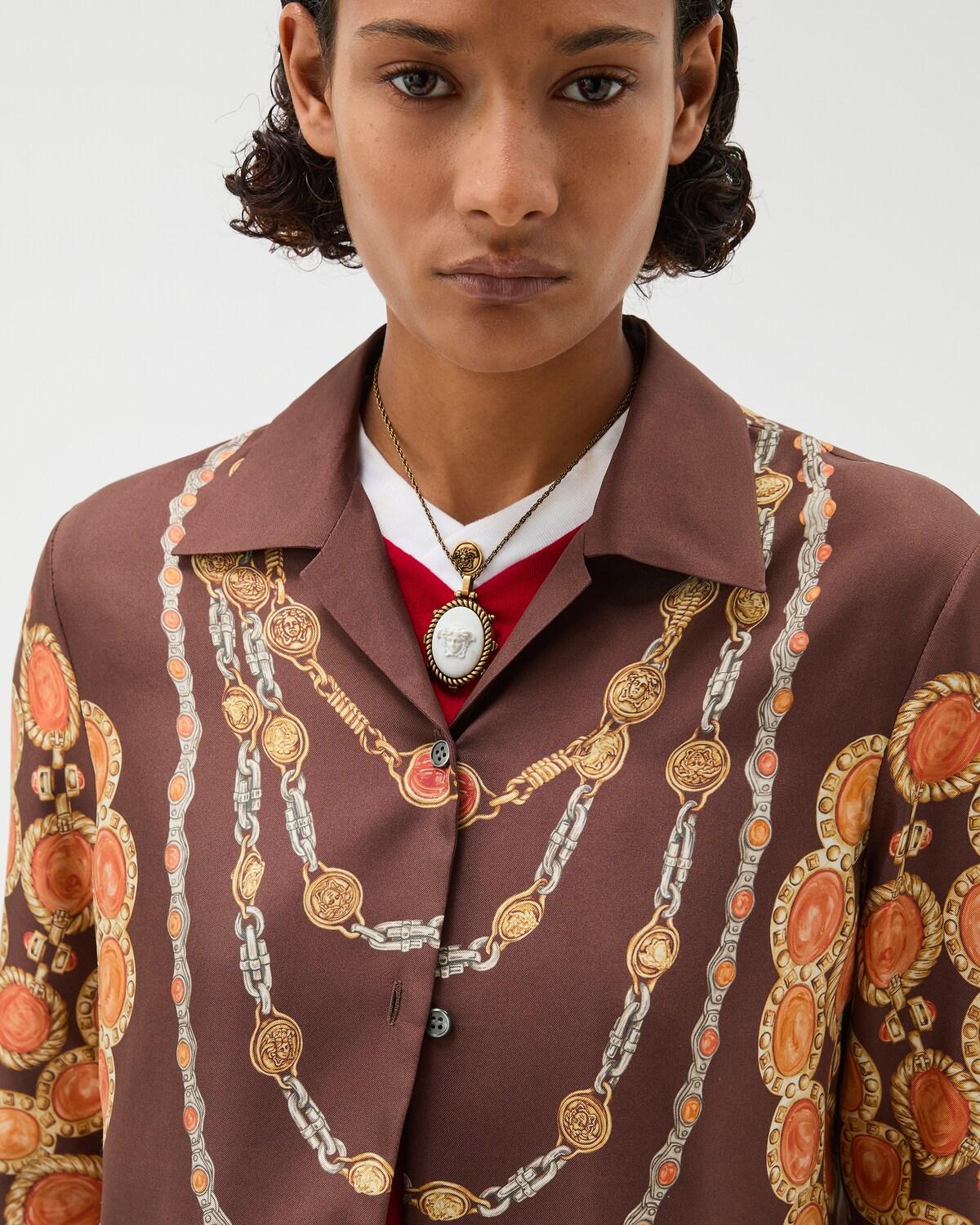 Printed Silk Twill Shirt - Image 5